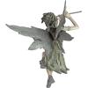 Design Toscano Fairy of the West Wind Shelf Sitting Garden Statue, 19 Inch Tall, Cast Stone Resin, Two Tone Stone Finish(Set of 2)