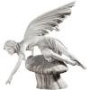 Design Toscano Fairy of the West Wind Shelf Sitting Garden Statue, 19 Inch Tall, Cast Stone Resin, Two Tone Stone Finish(Daydream)