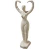 Design Toscano Guan-Yin Patroness of Compassion Asian Decor Outdoor Garden Statue, 54 inches Tall, Fiberglass Cast Stone Resin, Limestone Finish(Earth Goddess)