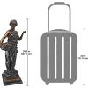 Design Toscano Guan-Yin Patroness of Compassion Asian Decor Outdoor Garden Statue, 54 inches Tall, Fiberglass Cast Stone Resin, Limestone Finish(Goddess of Nature)