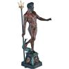 Design Toscano Guan-Yin Patroness of Compassion Asian Decor Outdoor Garden Statue, 54 inches Tall, Fiberglass Cast Stone Resin, Limestone Finish(Poseidon)