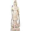 Design Toscano Guan-Yin Patroness of Compassion Asian Decor Outdoor Garden Statue, 54 inches Tall, Fiberglass Cast Stone Resin, Limestone Finish(Standing Goddess)