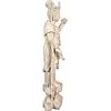 Design Toscano Guan-Yin Patroness of Compassion Asian Decor Outdoor Garden Statue, 54 inches Tall, Fiberglass Cast Stone Resin, Limestone Finish(Standing Goddess)