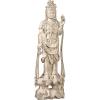 Design Toscano Guan-Yin Patroness of Compassion Asian Decor Outdoor Garden Statue, 54 inches Tall, Fiberglass Cast Stone Resin, Limestone Finish(Standing Goddess)