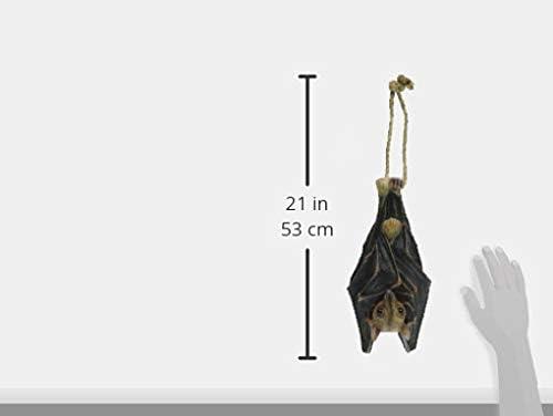 image:imageDesign Toscano QM28985 Vampire Bat Hanging Mega Bat Sculpture Bat Figure Halloween Batsfull color