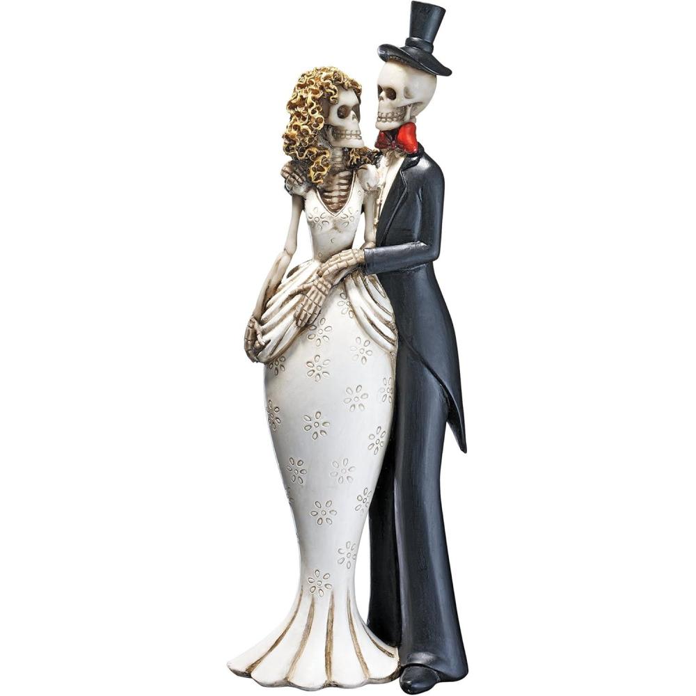 image:imageDesign Toscano Day of the Dead Skeleton Bride and Groom Statue 10 InchSingle