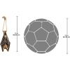 Design Toscano QM28985 Vampire Bat – Hanging Mega Bat Sculpture – Bat Figure – Halloween Bats,full color