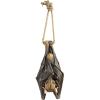 Design Toscano QM28985 Vampire Bat – Hanging Mega Bat Sculpture – Bat Figure – Halloween Bats,full color