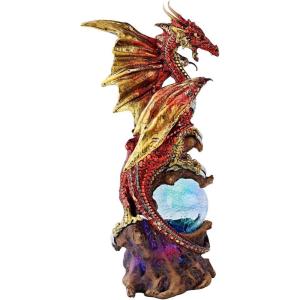 Design Toscano Dragon Defender of Life Source Orb(Dragon)
