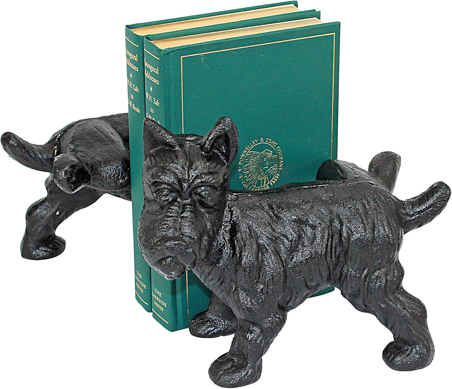 image:imageDesign Toscano SP1601 Bookworm Bunny Rabbits Cast Iron Sculptural Bookend Pair full colorNaughty Peeing Dog