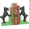 Design Toscano SP1601 Bookworm Bunny Rabbits Cast Iron Sculptural Bookend Pair, full color(Over the Fence Scotty)