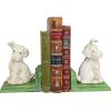 Design Toscano SP1601 Bookworm Bunny Rabbits Cast Iron Sculptural Bookend Pair, full color(Wheaten Scotty)