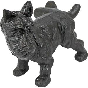 Design Toscano SP1601 Bookworm Bunny Rabbits Cast Iron Sculptural Bookend Pair, full color(Naughty Peeing Dog)