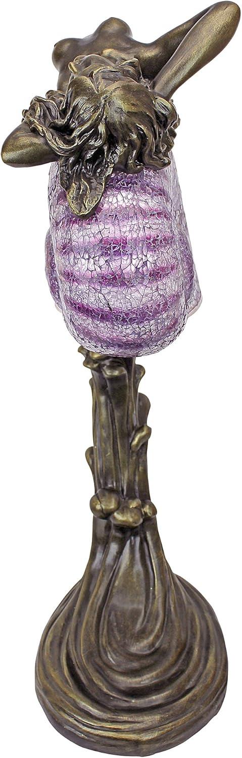 image:imageDesign Toscano Siren of The Sea Mermaid Art Deco Illuminated Sculpture