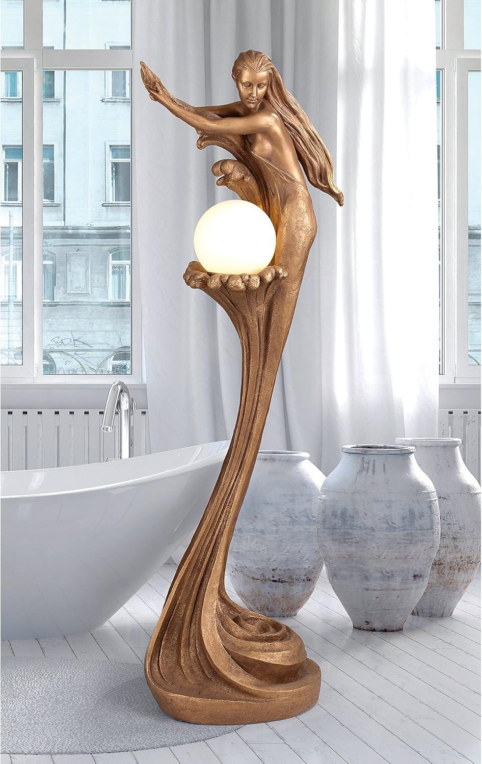image:imageDesign Toscano Siren of The Sea Mermaid Sculptural Floor LampSiren of the Sea