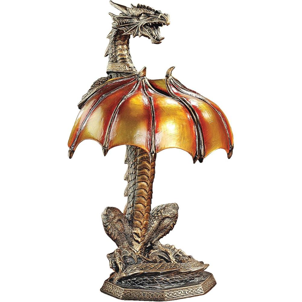 image:imageDesign Toscano Dragon Strike Illuminated SculptureFull Color