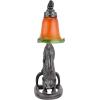 Design Toscano Crouching Cat Flexing Feline Illuminated Sculpture
