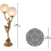 Design Toscano Dancer of Kapathurl Illuminated Sculpture,Gold