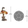 Design Toscano Dragon Strike Illuminated Sculpture,Full Color