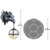 Design Toscano Marshgate Castle Dragon Electric Wall Sconce Light Fixture for Office, Game Room or Den, 9 Inches Wide, 11 Inches Deep, 17 Inches High, Handcast Polyresin, Gray Stone Finish