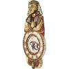 Design Toscano Medinet Habu Egyptian Wall Clock Sculpture, 40 Inch, Fiberglass Polyresin, Gold Leaf