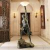 Design Toscano Prometheus Sculptural Floor Lamp