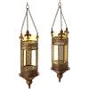 Design Toscano MH982097 Kinnaird Castle Hanging Pendant Wall Sconce (Set of 2),verdigris