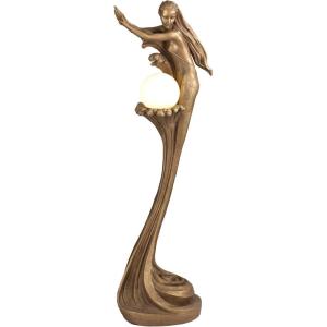 Design Toscano Siren of The Sea Mermaid Sculptural Floor Lamp(Siren of the Sea)