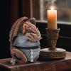 Design Toscano CL551022 Dragon Protector of the Celtic Orb Sculptural Box,full color