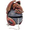 Design Toscano CL551022 Dragon Protector of the Celtic Orb Sculptural Box,full color