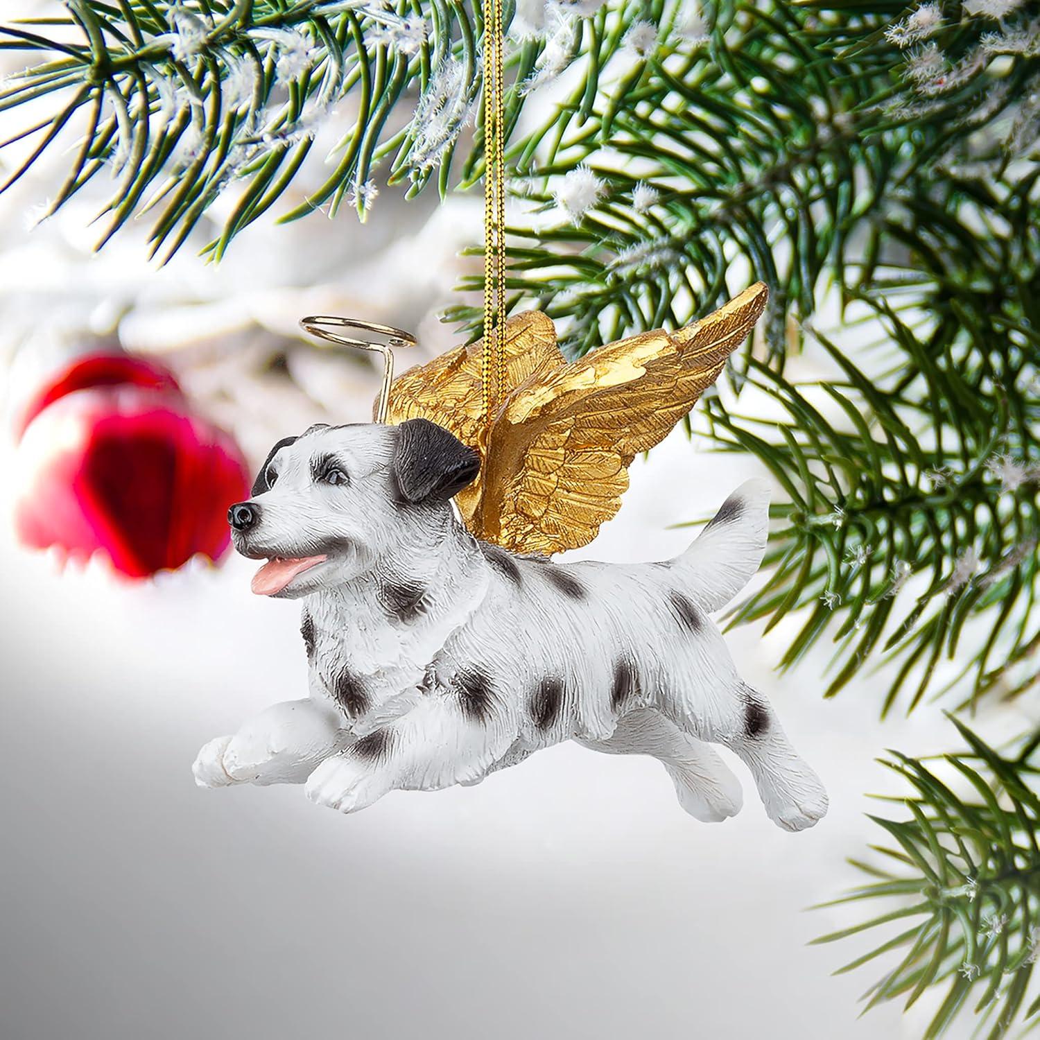 image:imageChristmas Tree Ornaments Honor The Pooch Boxer Holiday Angel Dog Ornaments Christmas DecorationsAngel Dalmatian