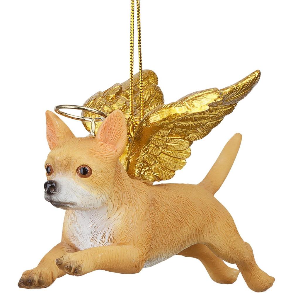image:imageChristmas Tree Ornaments Honor The Pooch Boxer Holiday Angel Dog Ornaments Christmas DecorationsAngel Chihuahua