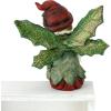 Christmas Decorations – Emmanuel, Santa’s Xmas Elf Shelf Sitter Holiday Statue(Leaf Wings)