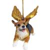 Christmas Tree Ornaments – Honor The Pooch Boxer Holiday Angel Dog Ornaments – Christmas Decorations(Angel Beagle)