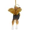 Christmas Tree Ornaments – Honor The Pooch Boxer Holiday Angel Dog Ornaments – Christmas Decorations(Angel Beagle)