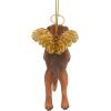 Christmas Tree Ornaments – Honor The Pooch Boxer Holiday Angel Dog Ornaments – Christmas Decorations(Angel Dachshund)