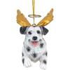 Christmas Tree Ornaments – Honor The Pooch Boxer Holiday Angel Dog Ornaments – Christmas Decorations(Angel Dalmatian)