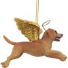 Christmas Tree Ornaments – Honor The Pooch Boxer Holiday Angel Dog Ornaments – Christmas Decorations(Angel Golden Retriever)