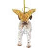 Christmas Tree Ornaments – Honor The Pooch Boxer Holiday Angel Dog Ornaments – Christmas Decorations(Angel Pointer)