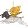 Christmas Tree Ornaments – Honor The Pooch Boxer Holiday Angel Dog Ornaments – Christmas Decorations(Angel Pointer)