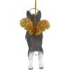 Christmas Tree Ornaments – Honor The Pooch Boxer Holiday Angel Dog Ornaments – Christmas Decorations(Angel Siberian Husky)