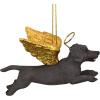 Christmas Tree Ornaments – Honor The Pooch Boxer Holiday Angel Dog Ornaments – Christmas Decorations(Angel Weimaraner)