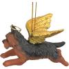 Christmas Tree Ornaments – Honor The Pooch Boxer Holiday Angel Dog Ornaments – Christmas Decorations(Angel Yorkie)