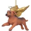 Christmas Tree Ornaments – Honor The Pooch Boxer Holiday Angel Dog Ornaments – Christmas Decorations(Angel Dachshund)