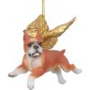 Christmas Tree Ornaments – Honor The Pooch Boxer Holiday Angel Dog Ornaments – Christmas Decorations(Full Color)