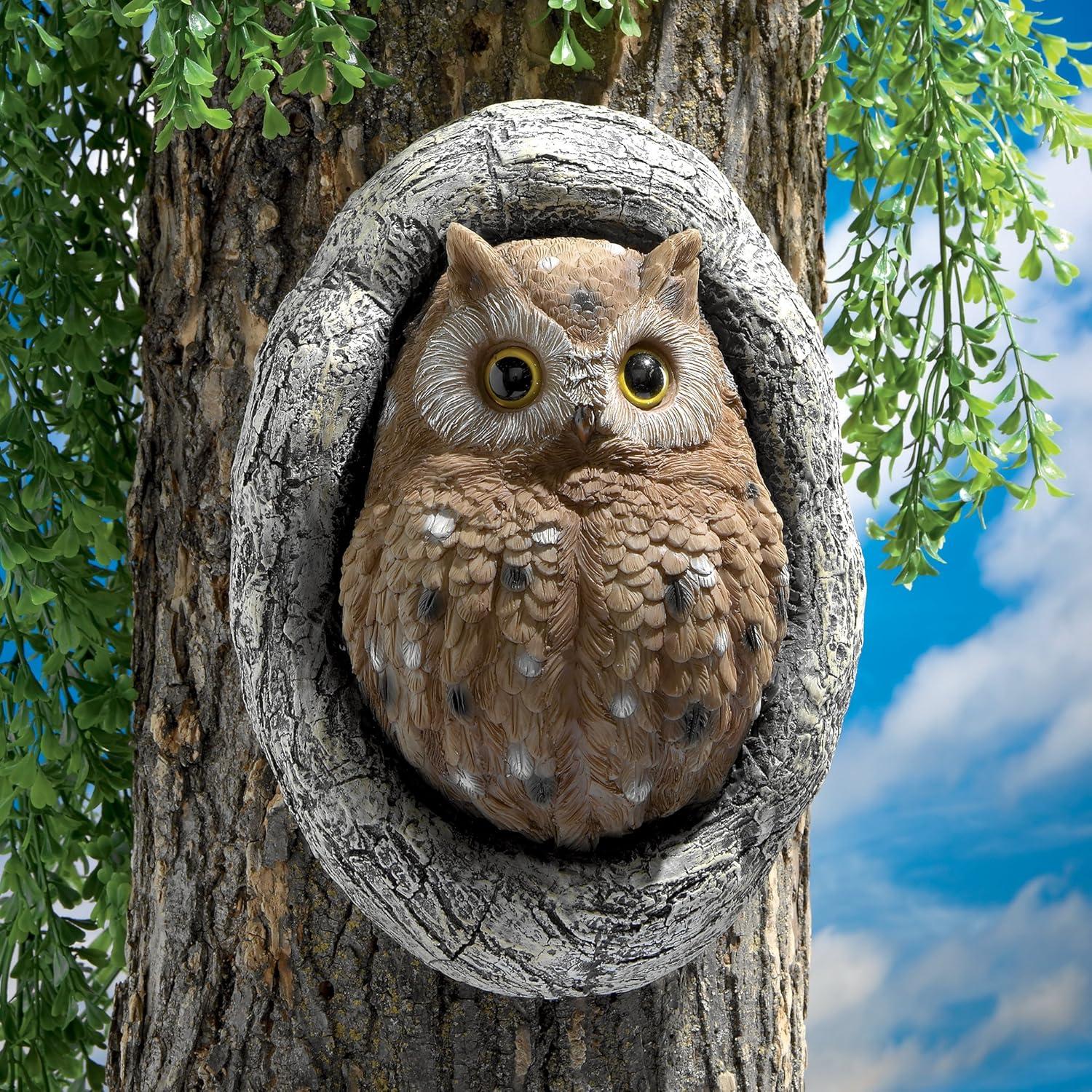 image:imageDesign Toscano Knothole Owl Tree Sculpture