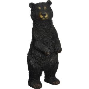 Design Toscano Black Bear Statue Standing, Multicolored(Standing)