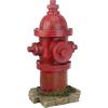 Design Toscano Dog’s Second Best Friend Fire Hydrant Pee Post Indoor/Outdoor Statue, Medium 14 Inch Tall, Cast Stone Resin, Red Painted Finish(Fire Hydrant)