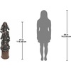 Design Toscano The Hear-No, See-No, Speak-No Evil Monkeys Statue, Grande, Faux Bronze Finish(Monkeys)