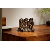 Design Toscano The Hear-No, See-No, Speak-No Evil Monkeys Statue, Grande, Faux Bronze Finish(Monkeys)